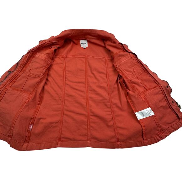 Kensie Cotton Stretch Blend Utility Jacket Women's Size Small - Picture 4 of 7